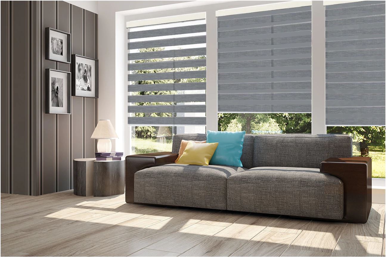 Rèm cuốn 2 lớp Hàn Quốc giá tốt cho căn hộ chung cư