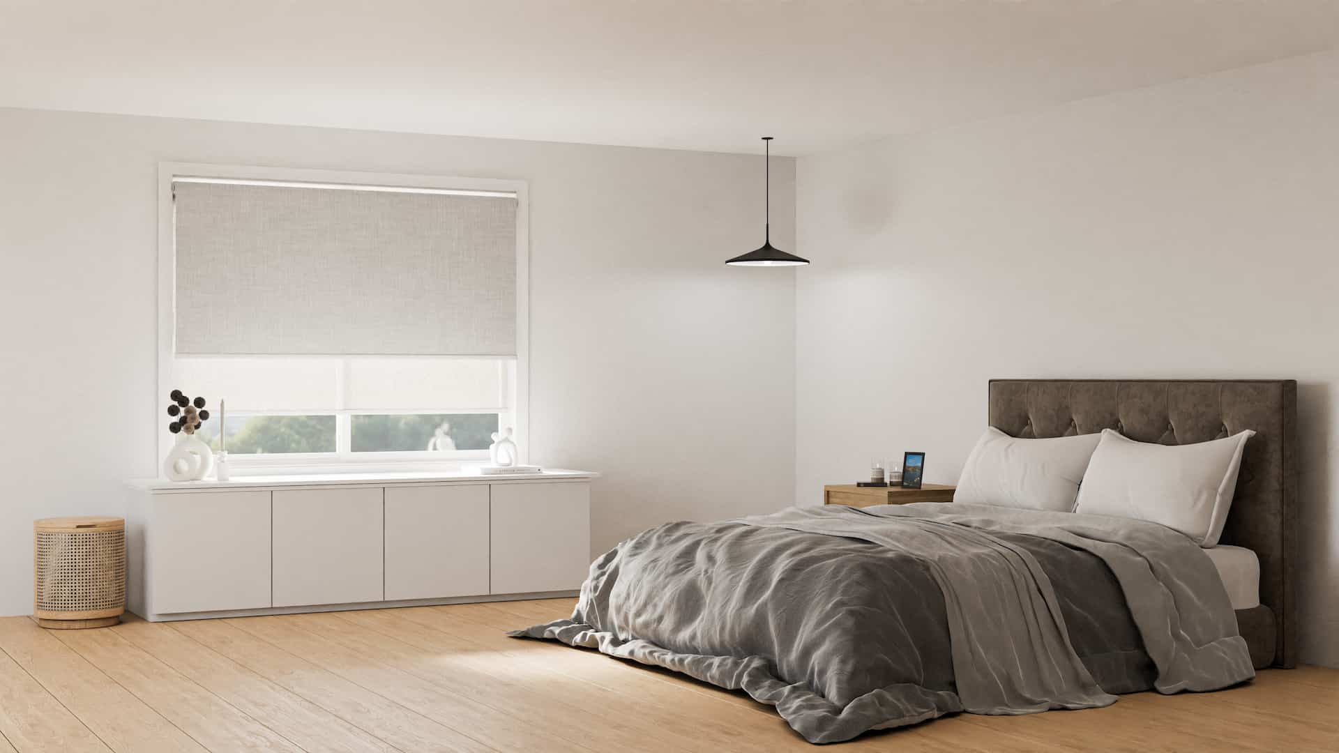 Rèm cuốn chống nắng giá tốt cho phòng khách