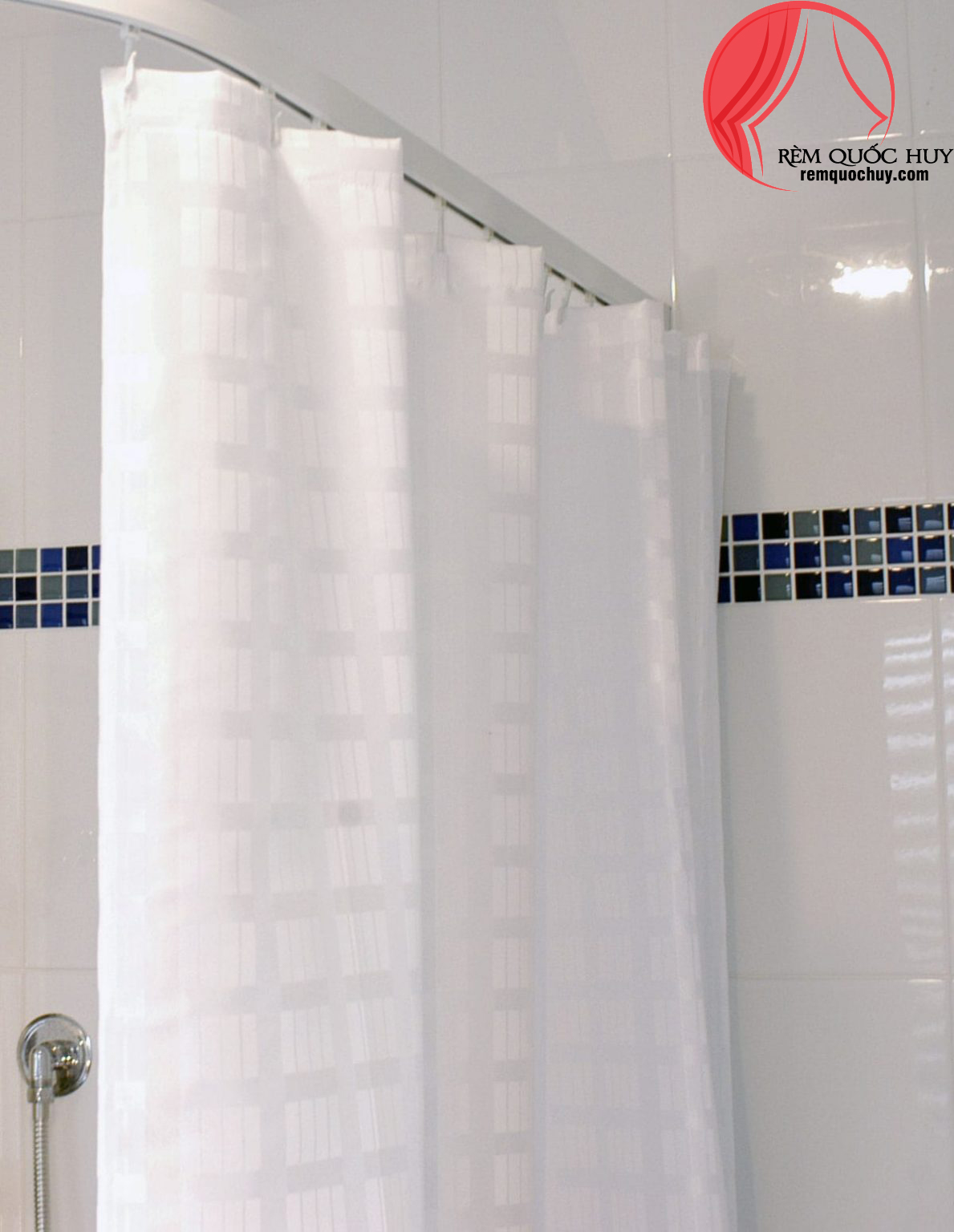 Rèm phòng tắm Hàn Quốc đẹp, bền, dễ vệ sinh