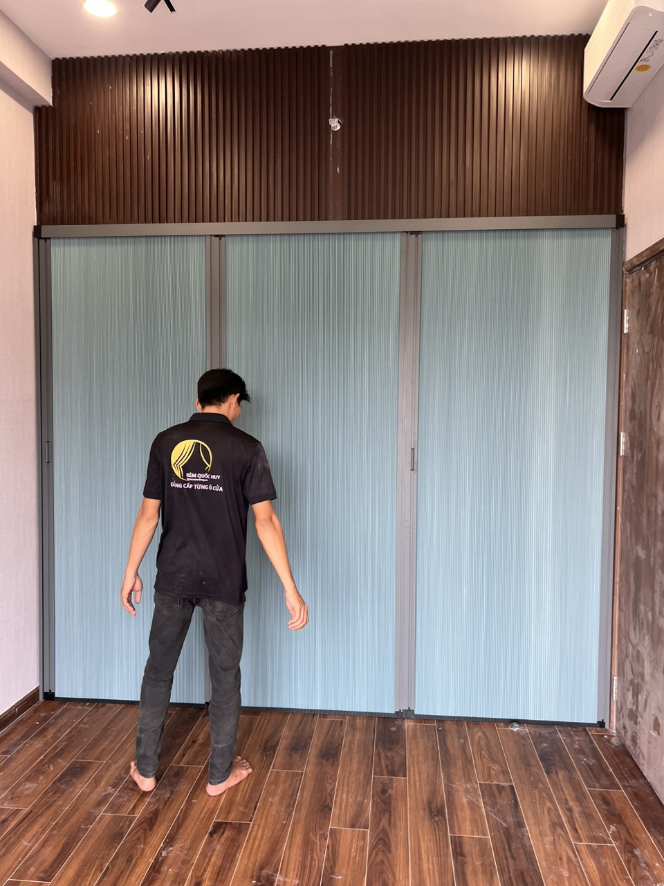 Thử nghiệm rèm tổ ong ngăn lạnh điều hòa