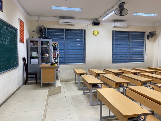 Rèm cửa sổ phòng học giúp tập trung học tập tốt hơn