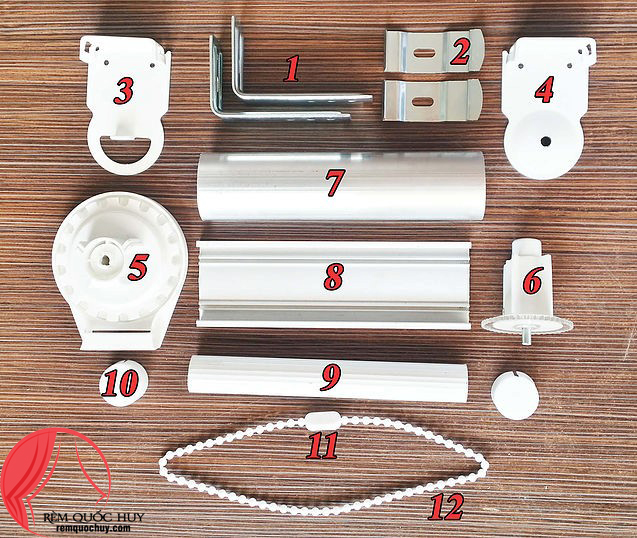 Khớp nối dây kéo rèm giúp vận hành mượt mà hơn