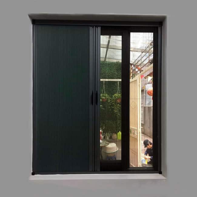 Rèm tổ ong che nắng kèm cửa lưới chống muỗi