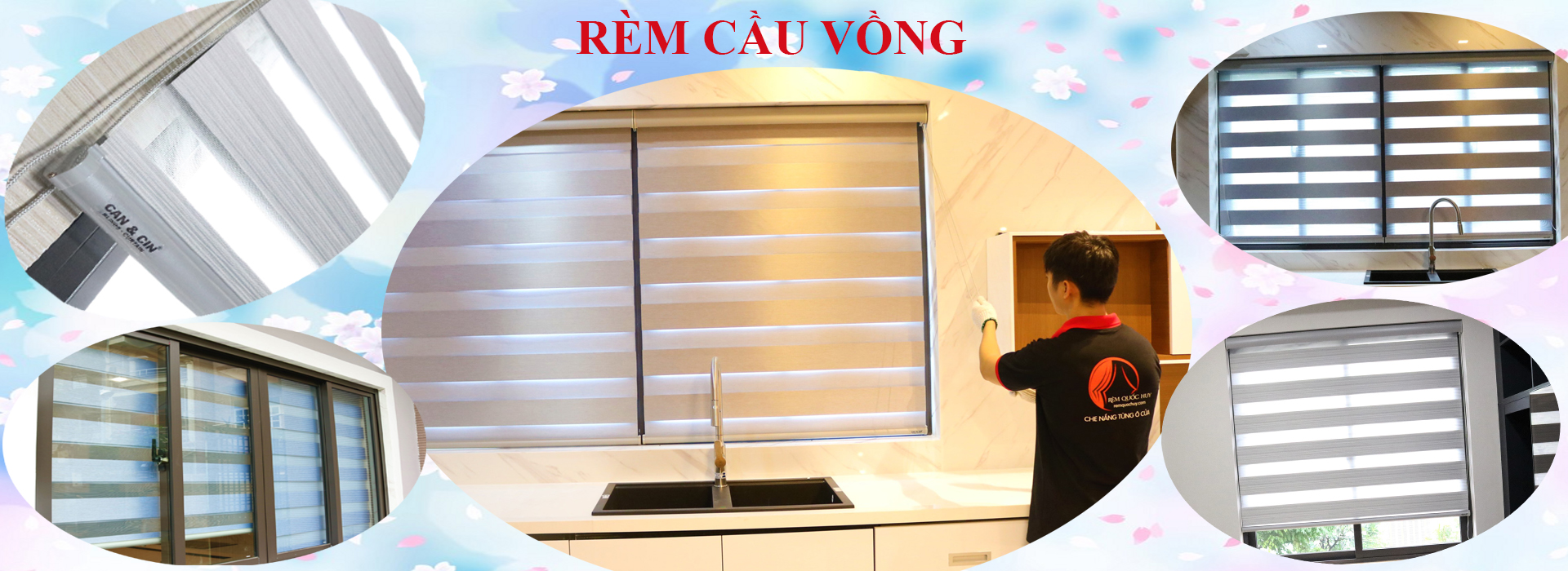 Cấu tạo khác biệt giữa rèm tổ ong và rèm cầu vồng cao cấp