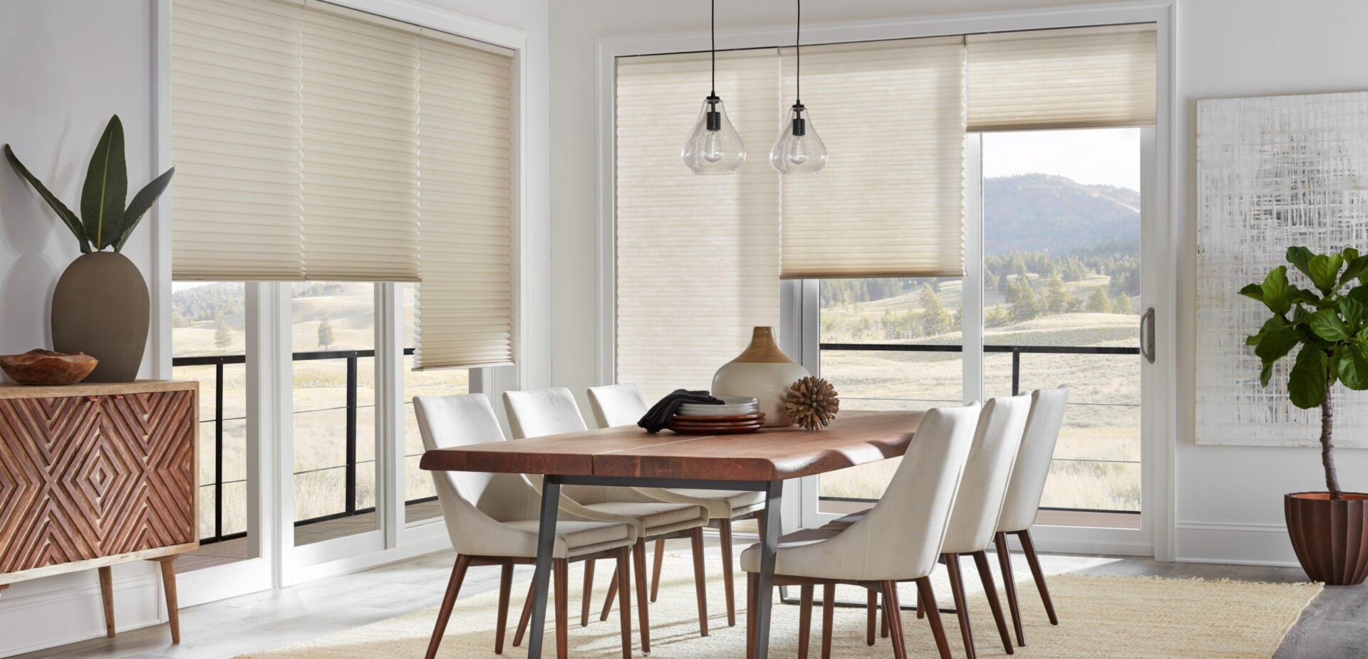 Rèm tổ ong hấp thụ âm thanh, cải thiện chất lượng phòng khách và văn phòng