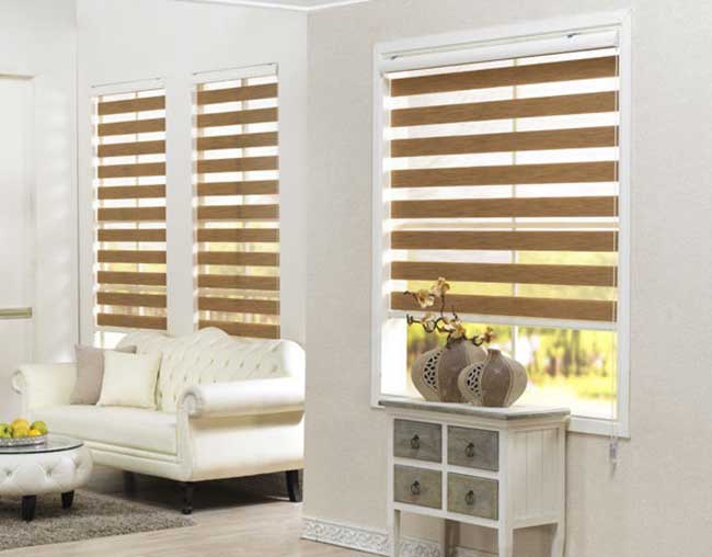 Rèm cầu vồng cho phòng khách sang trọng tôn vẻ đẳng cấp