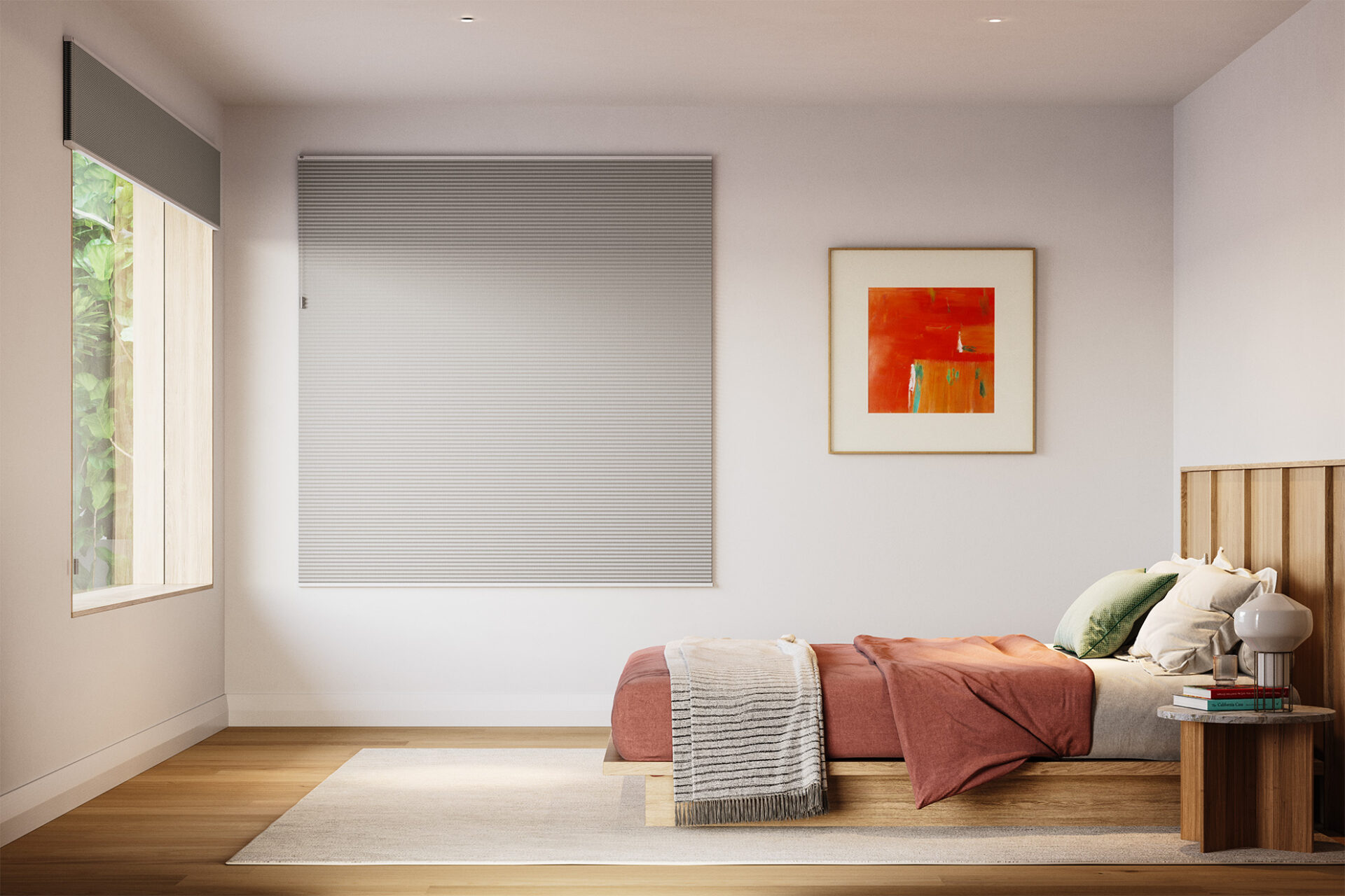 Rèm tổ ong chống nóng hiệu quả, tạo không gian thoáng mát