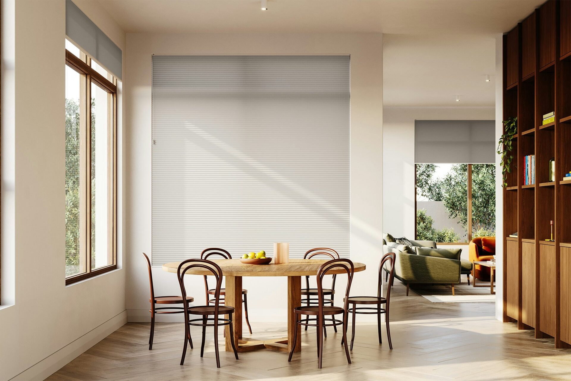 Rèm tổ ong giảm tiếng ồn