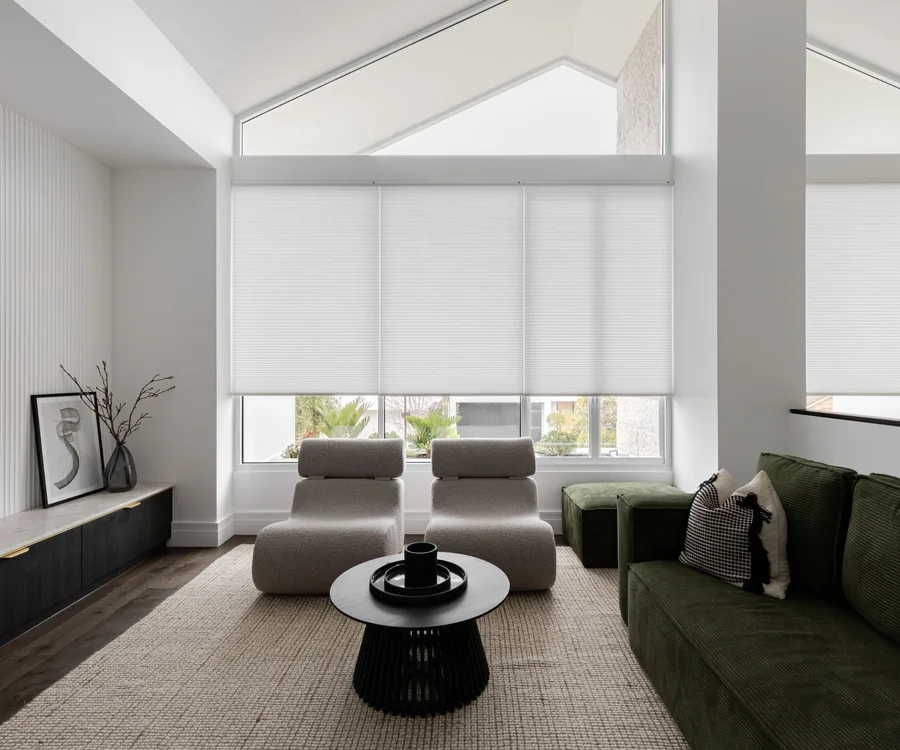 Rèm tổ ong xanh thân thiện môi trường cho ngôi nhà