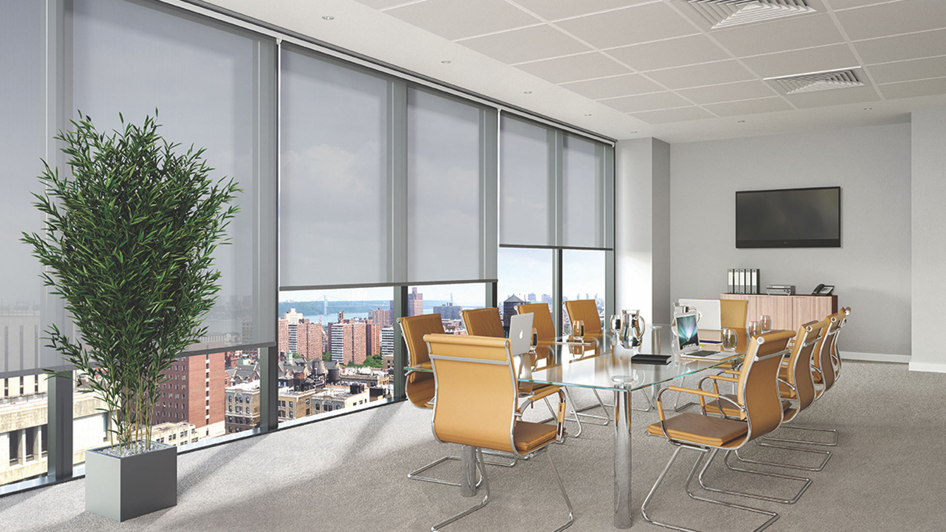 Rèm văn phòng giúp tiết kiệm điện năng