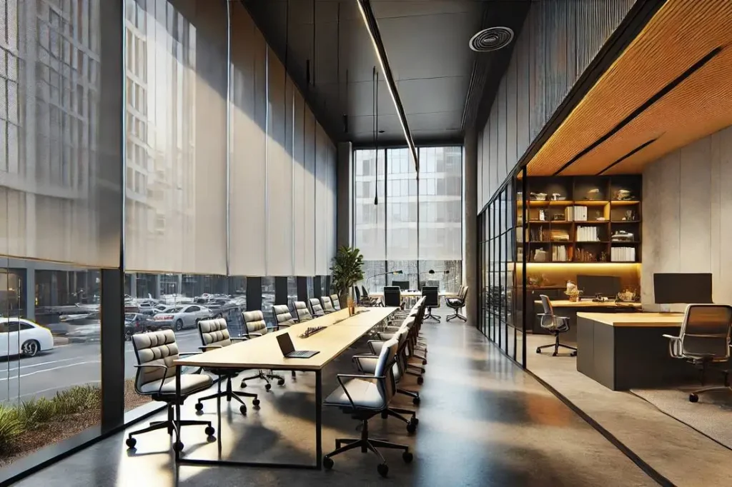 Rèm văn phòng phòng nhân sự tạo sự riêng tư