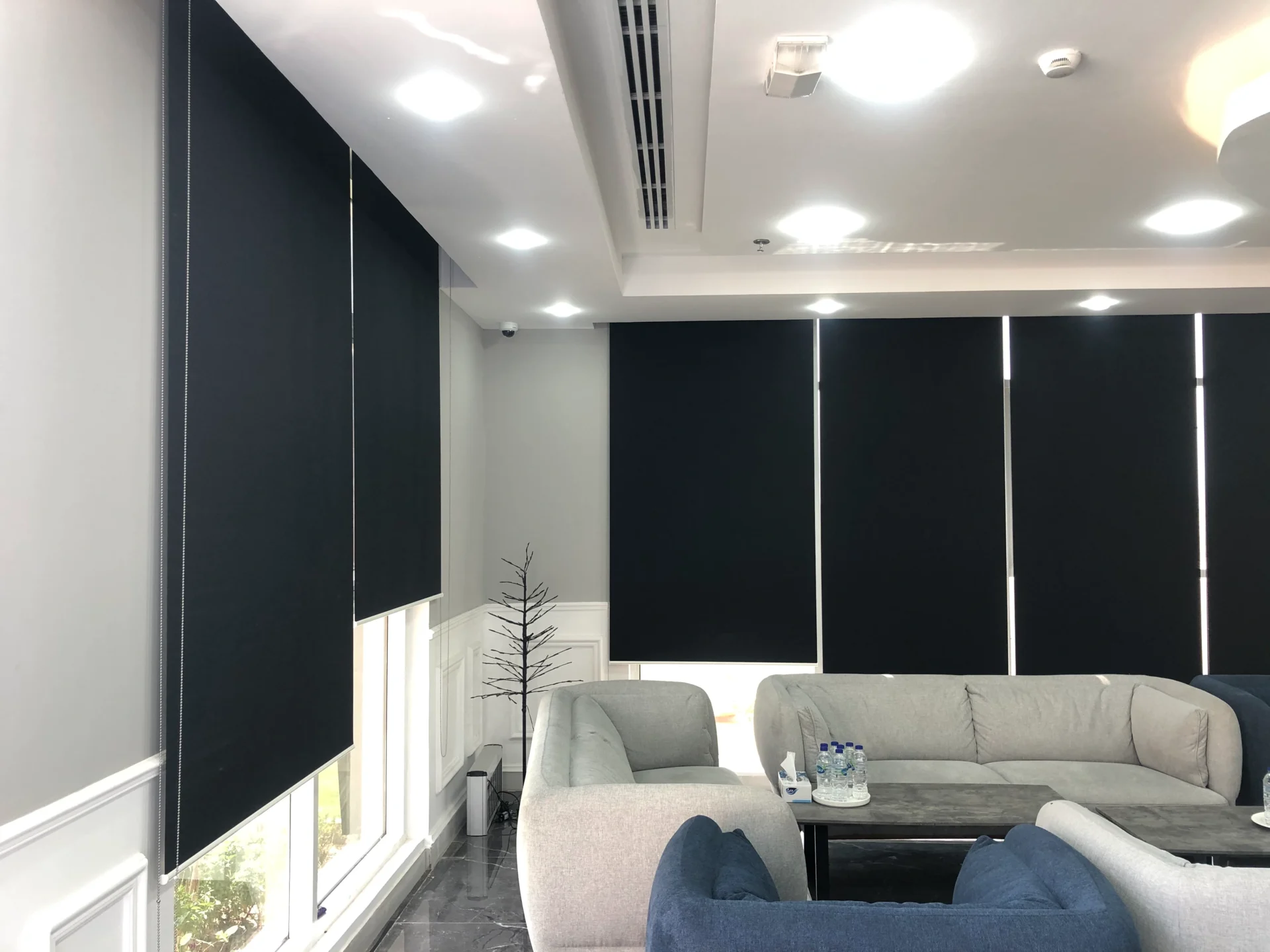 hình ảnh rèm văn phòng chất liệu kháng khuẩn đạt tiêu chuẩn an toàn