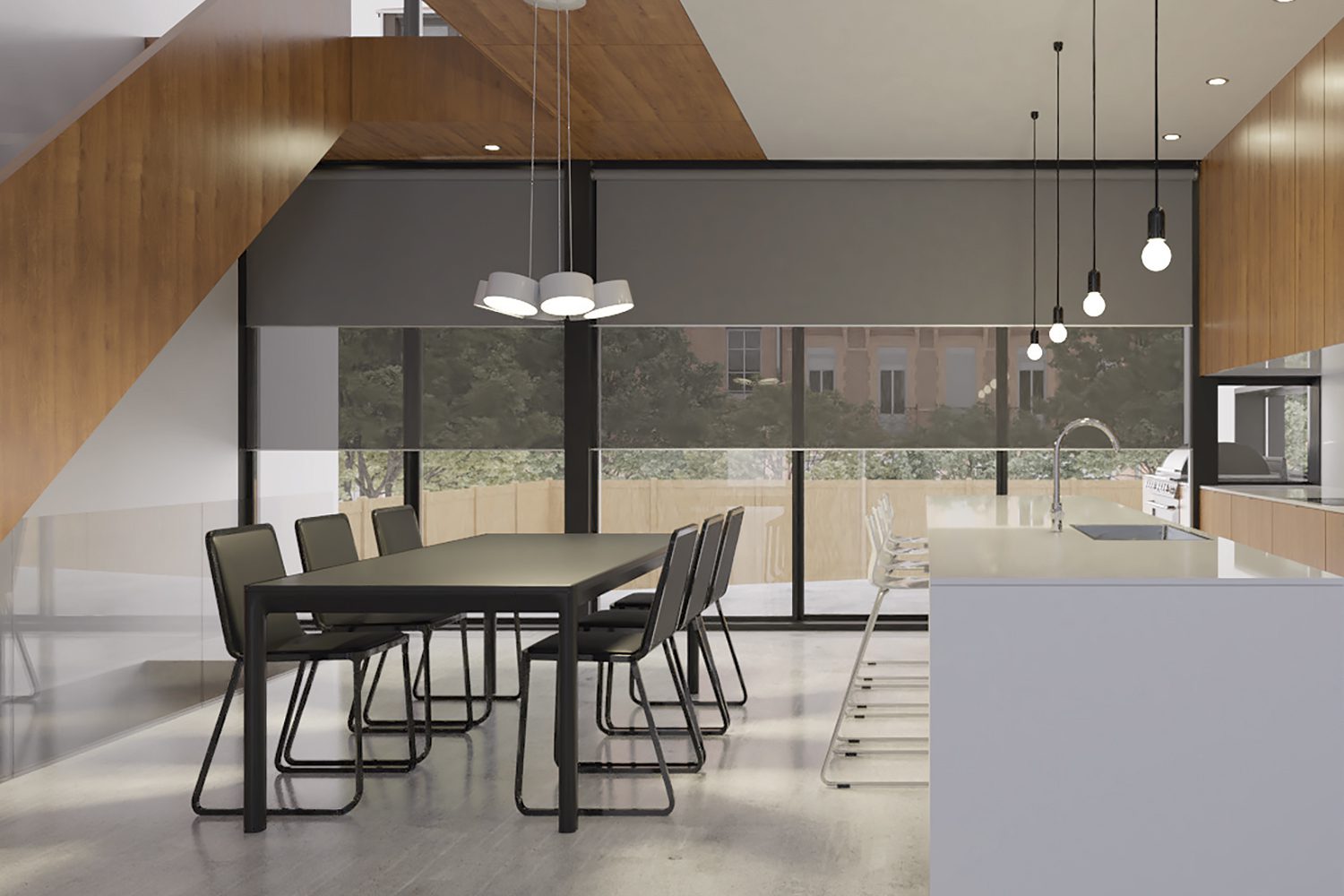 mẫu rèm văn phòng tạo riêng tư giúp bảo mật thông tin