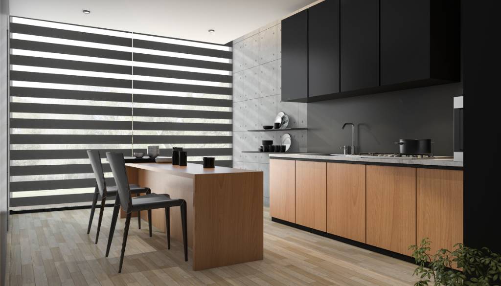 rèm cầu vồng cao cấp đồng điệu với kiến trúc hiện đại tại TP.HCM