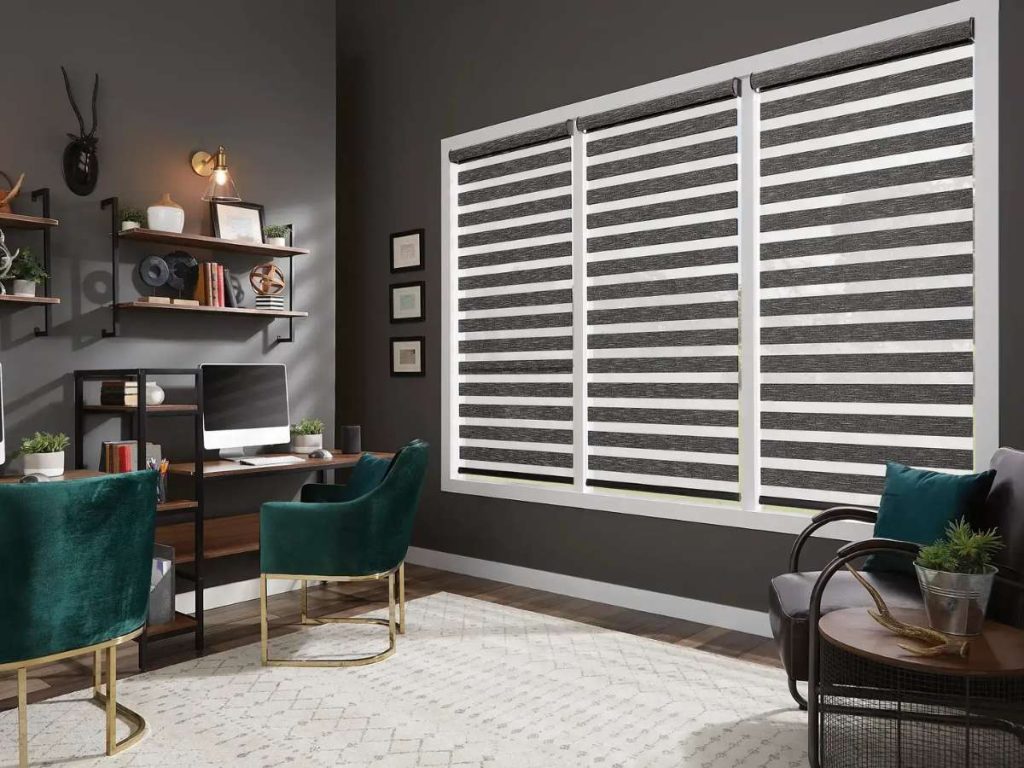 rèm cầu vồng văn phòng sang trọng nâng tầm không gian