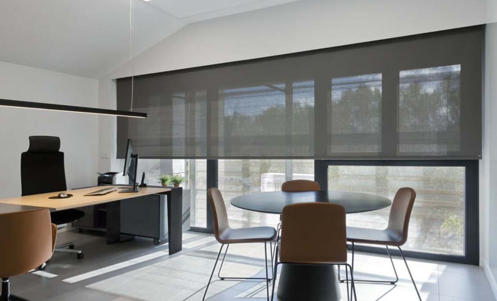 rèm văn phòng cách nhiệt hiệu quả giúp tiết kiệm điện năng