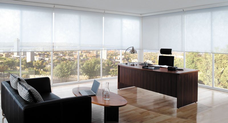 rèm văn phòng phủ nano chống bám bẩn cho môi trường công sở sạch sẽ