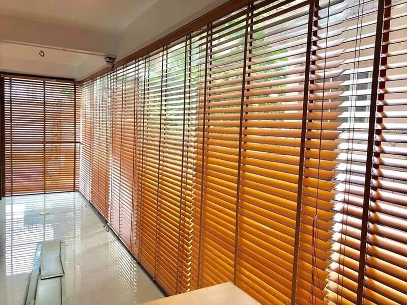 rèm gỗ phân khúc trung cấp thiết kế hài hòa