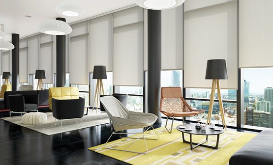 Rèm cuộn chống nắng chắn ánh sáng trực tiếp hướng Tây