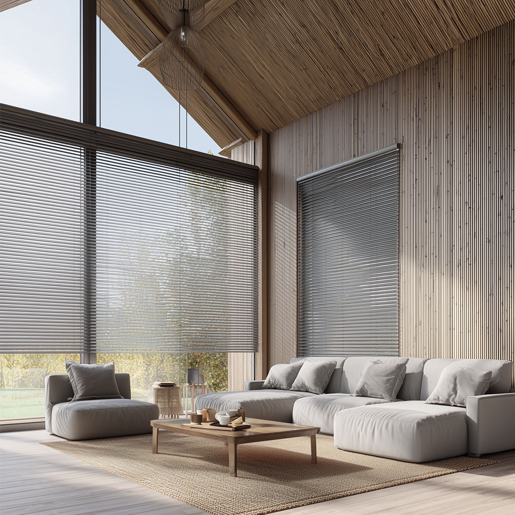 Rèm sáo nhôm thay đổi mức sáng theo nhu cầu