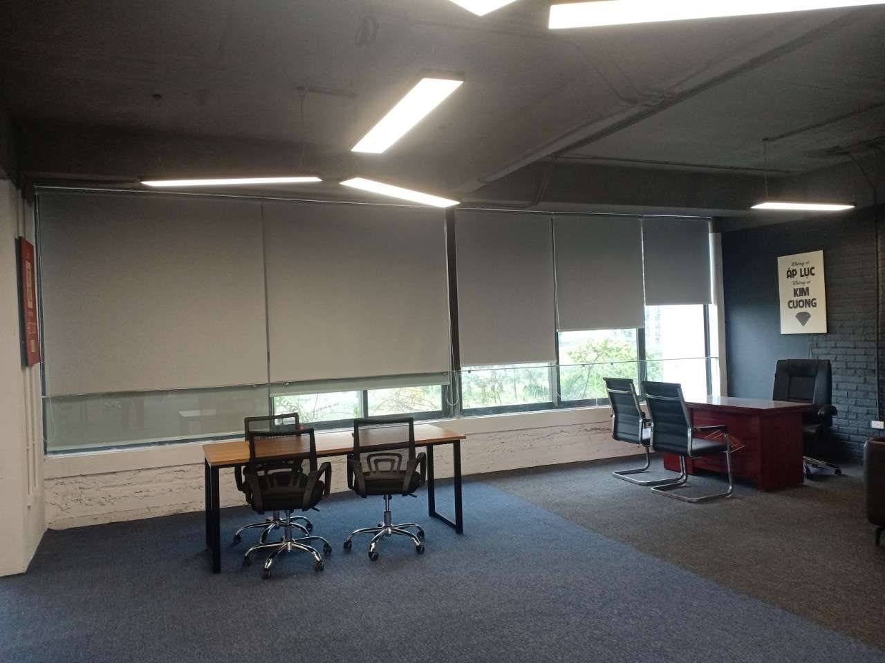 mẫu rèm nhựa cuốn chống nắng bền đẹp