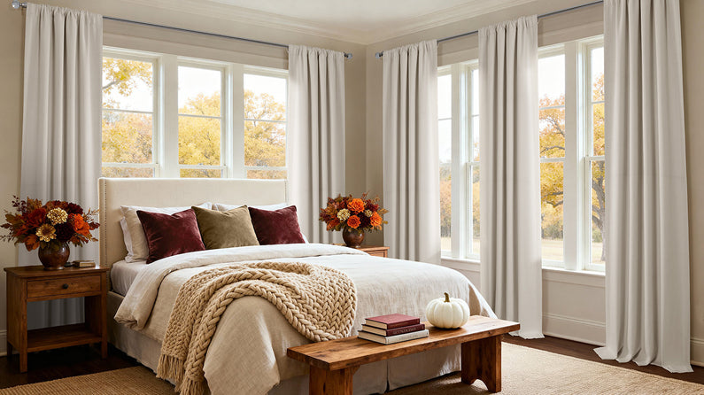 rèm cửa chính đẹp phong cách tân cổ điển nổi bật không gian