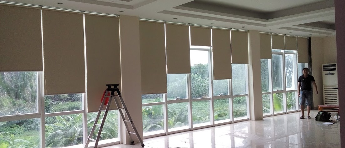 rèm cuốn vải cản sáng cao cấp