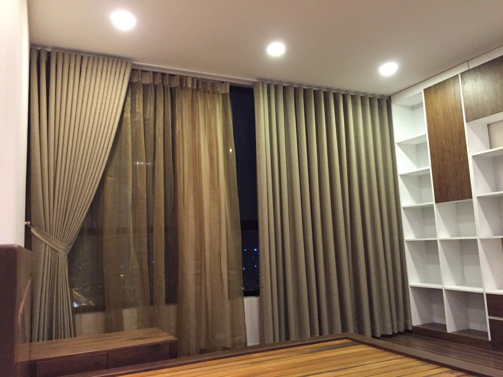 Bề mặt mềm mịn của rèm vải nhung cao cấp nhìn gần