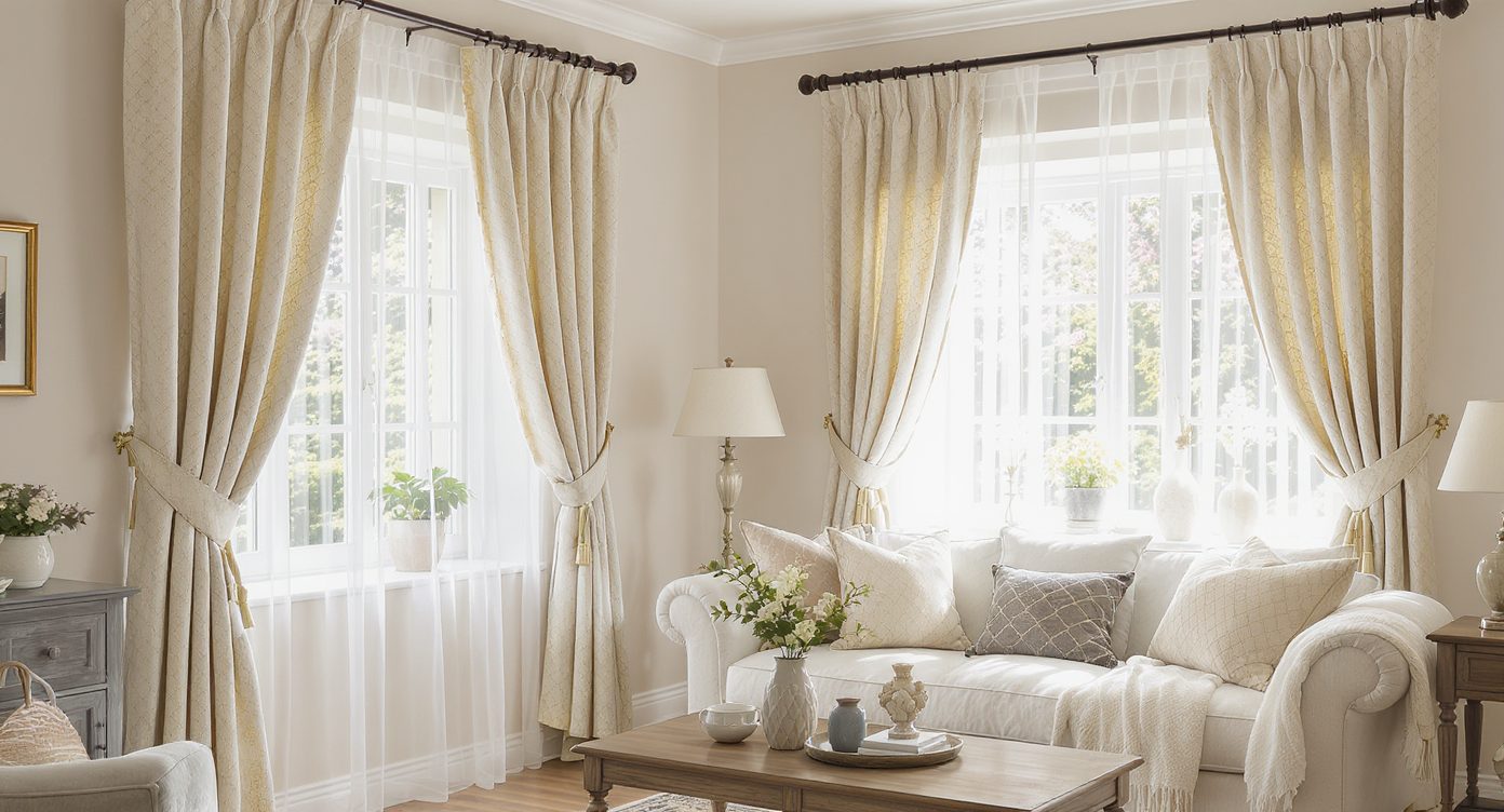 lắp rèm cửa cửa ra vào tăng riêng tư cho nhà phố