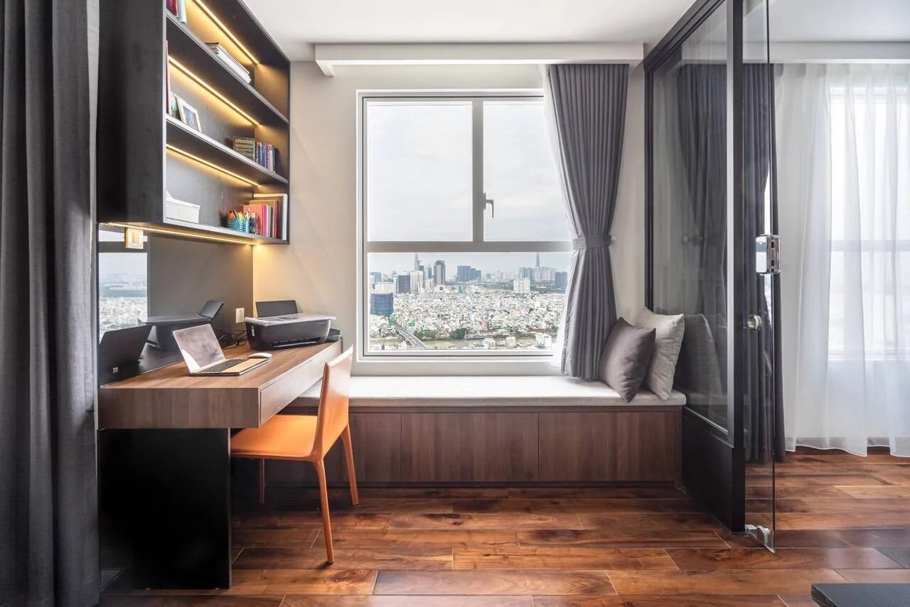 phụ kiện rèm cửa cao cấp đầu thanh mạ vàng sang trọng