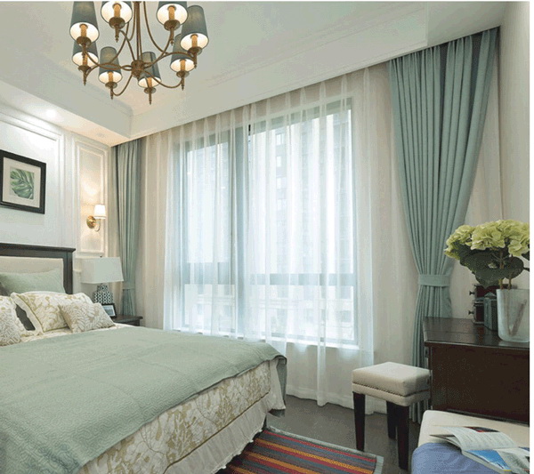 rèm cửa đẹp quận 10 chất liệu vải 2 lớp sang trọng