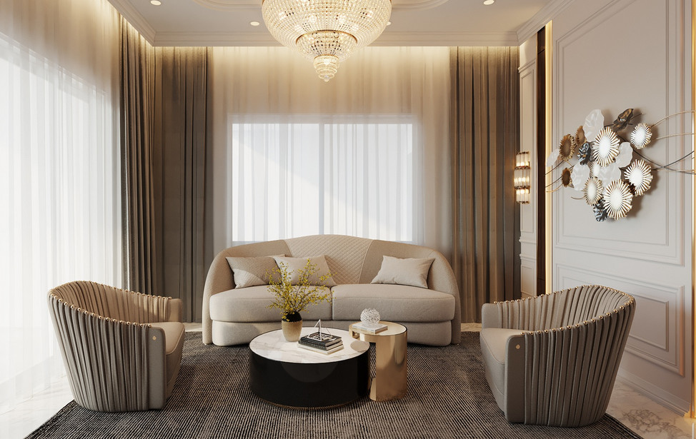 rèm vải 2 lớp đẹp tăng tính thẩm mỹ nội thất