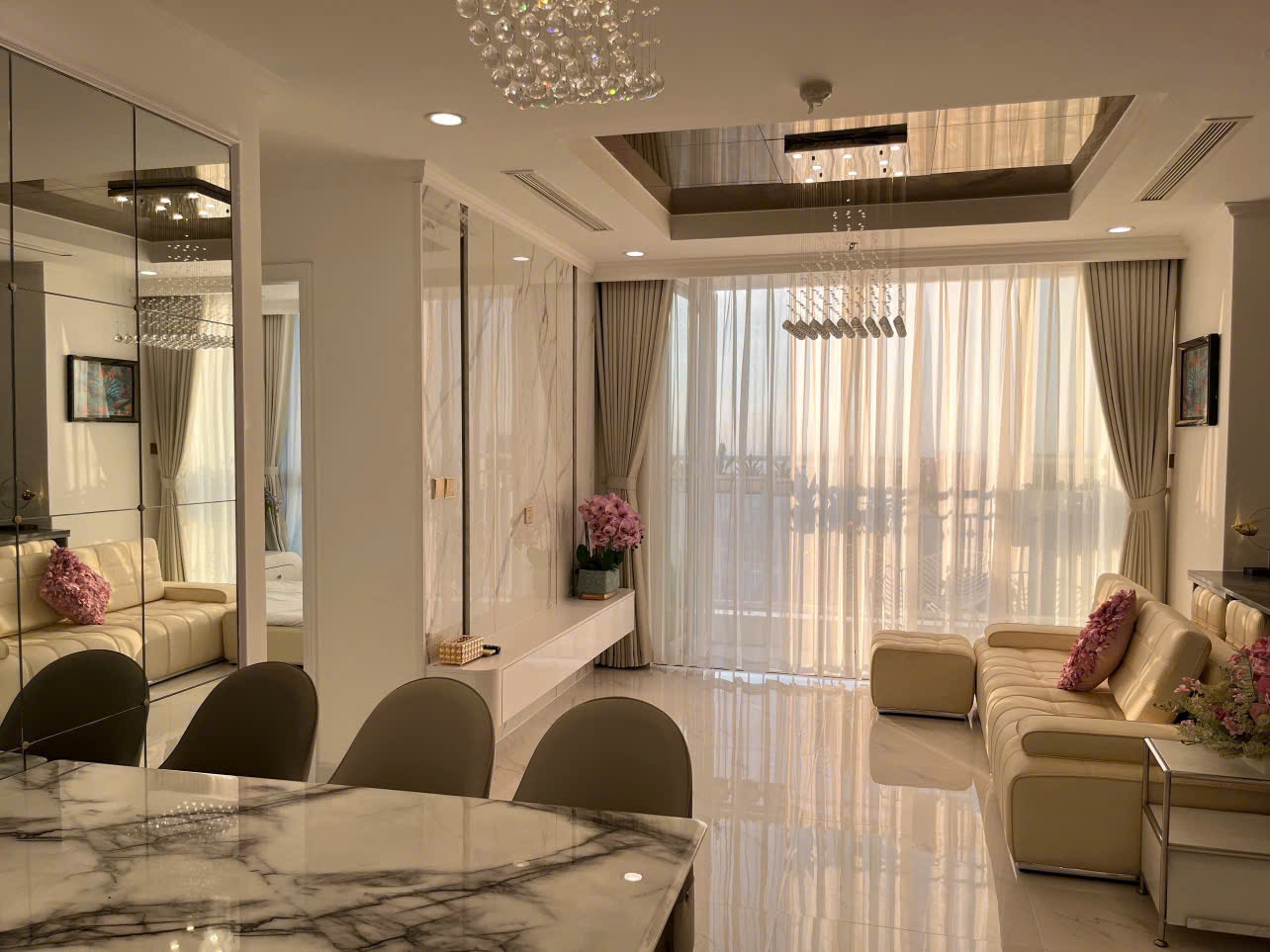 rèm vải chống nắng đẹp cho phòng ngủ phòng khách