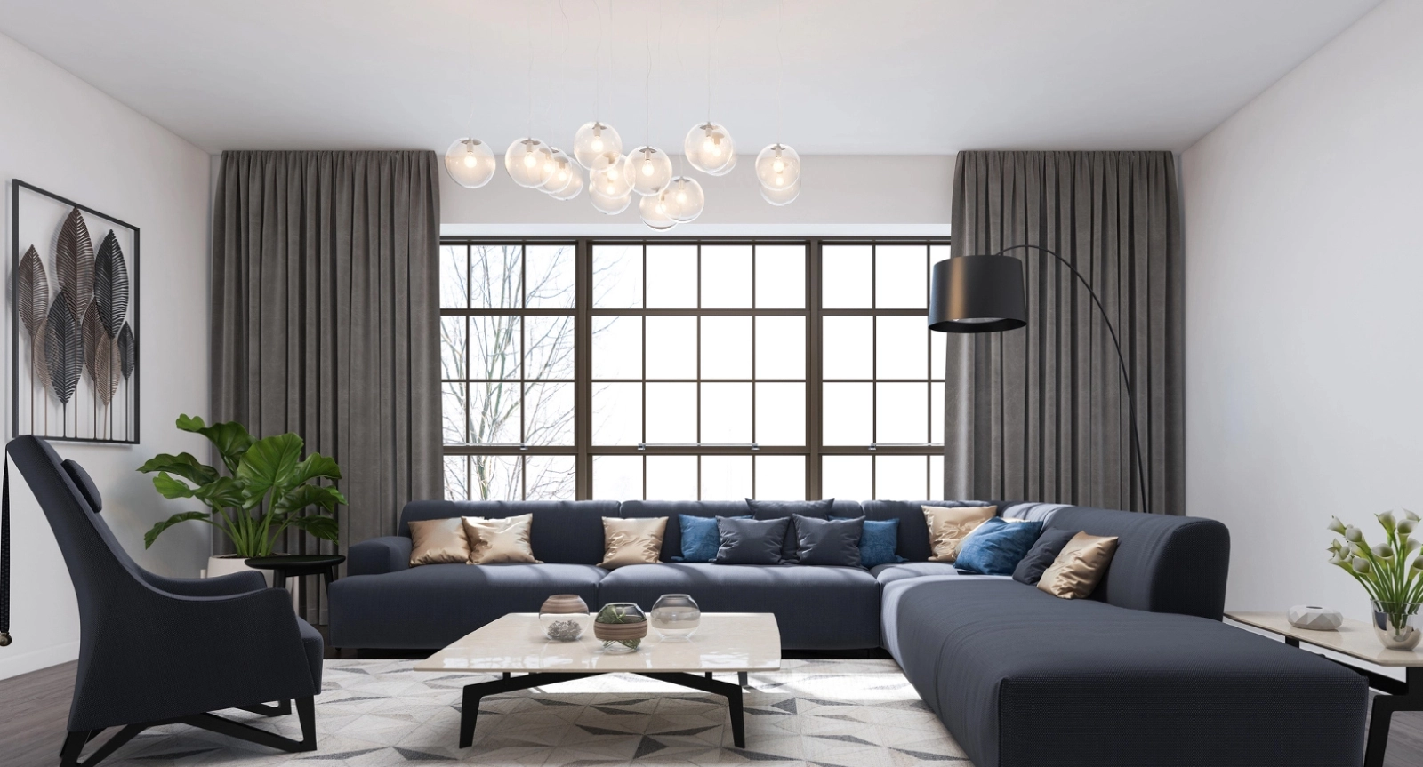 trang trí cửa sổ nhà đẹp bằng rèm vải cao cấp