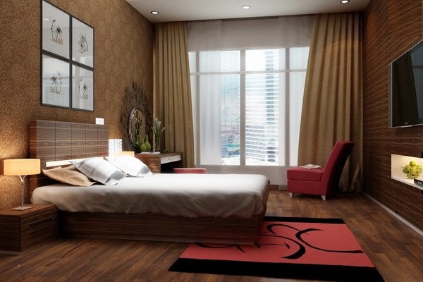 Rèm cửa phòng ngủ người lớn tuổi dễ kéo nhẹ nhàng tiện lợi