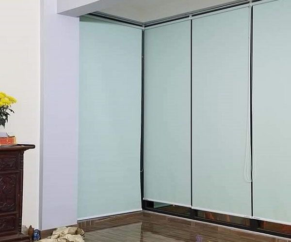 hệ rèm cuốn chống côn trùng vải lưới thông thoáng