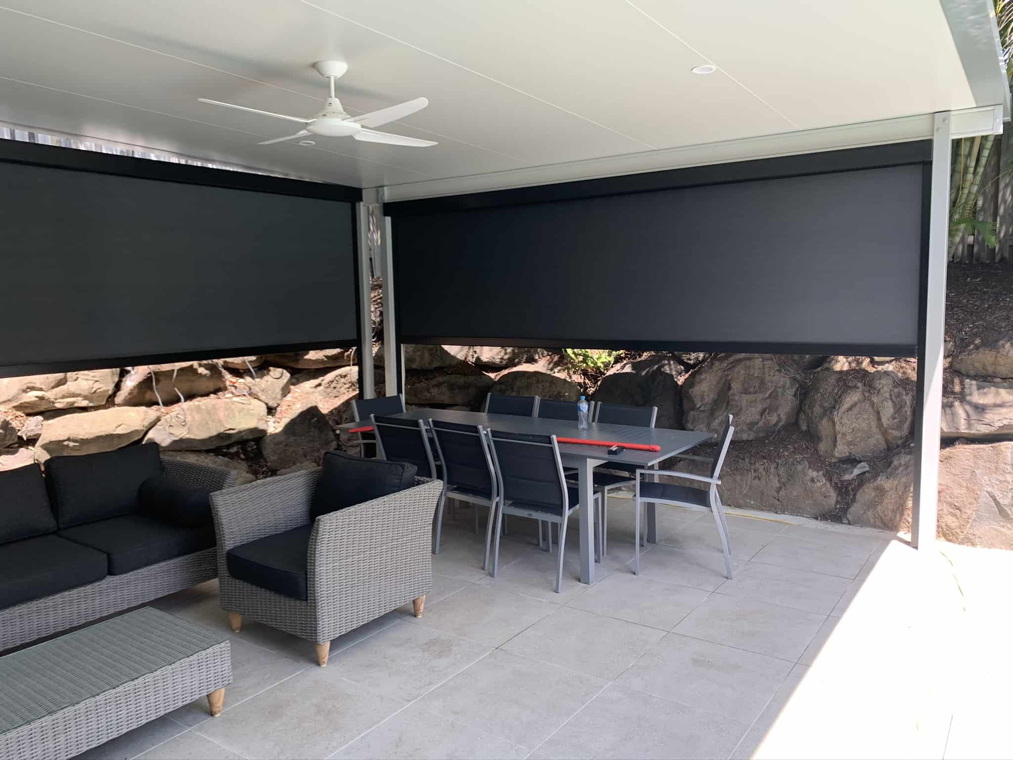 hình ảnh thực tế cấu tạo phụ kiện rèm cuốn zipper đầy đủ