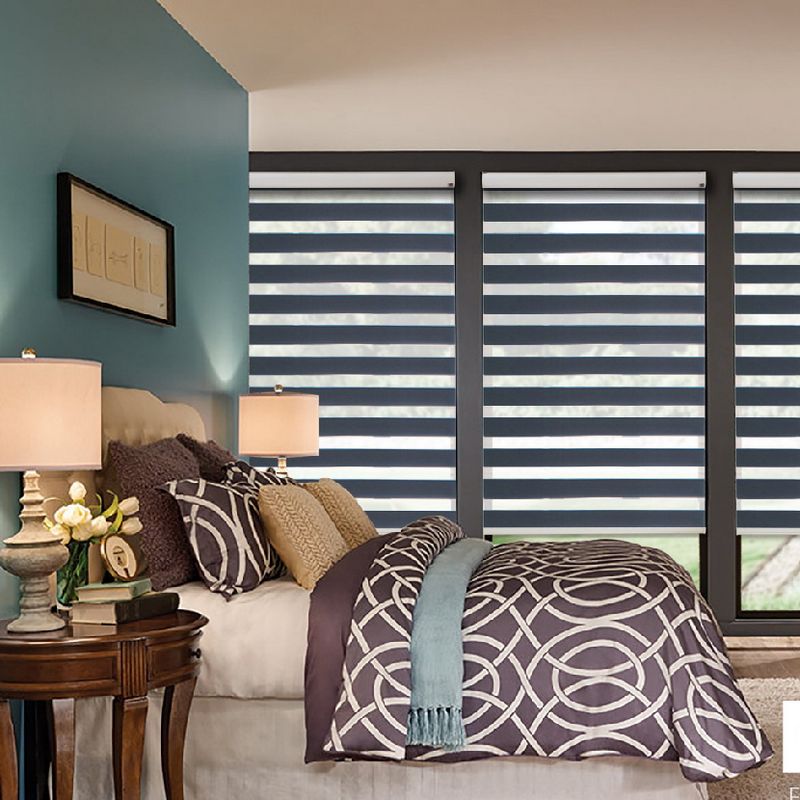 mẫu rèm cửa sổ phòng ngủ cầu vồng hiện đại tiện lợi