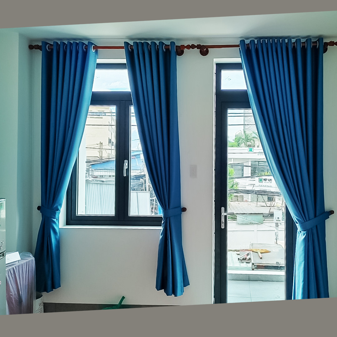 rèm cửa sổ phòng ngủ nhỏ gọn đẹp tối ưu diện tích