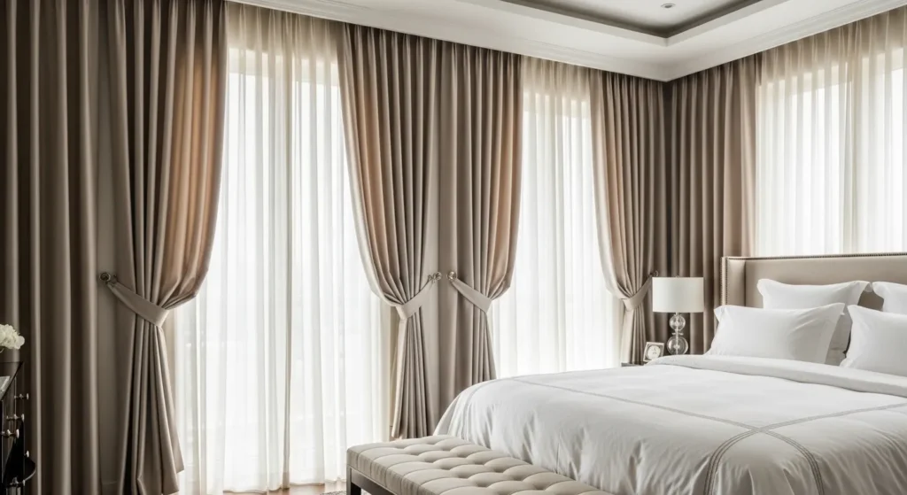 cửa hàng rèm giảm ồn tphcm cách âm phòng ngủ hiệu quả