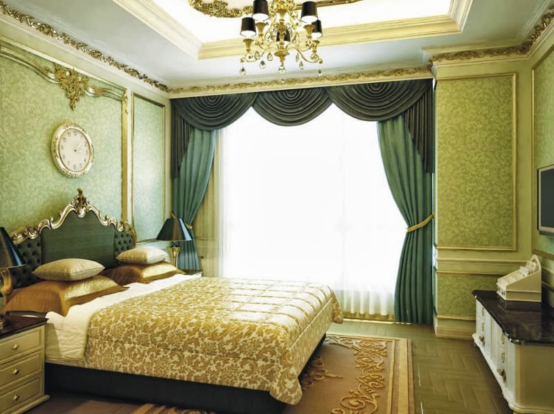 rèm cửa phòng ngủ phong thủy mệnh thủy màu đen sang trọng