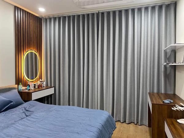 rèm phòng ngủ cho nhà mặt tiền tăng riêng tư cho phòng ngủ