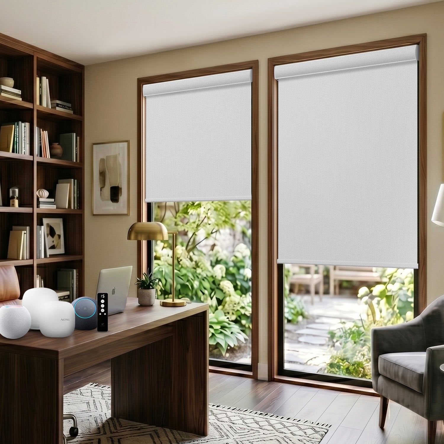 Mẫu rèm cuốn chất liệu cao cấp bền đẹp cho văn phòng