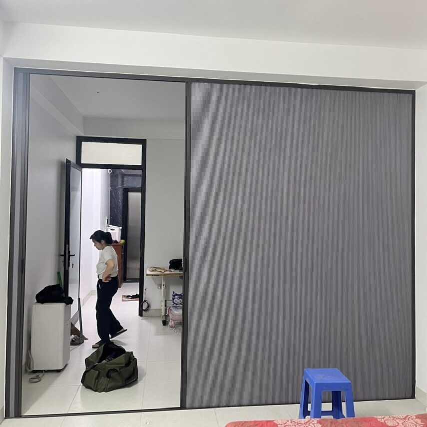 rèm chia phòng khách cho không gian nội thất hiện đại