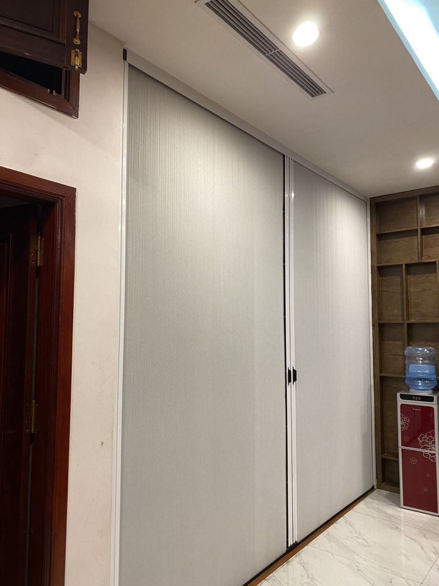 rèm ngăn phòng khách với phòng ngủ cho nhà nhỏ